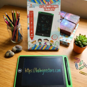 8.5-inch LCD writing tablet with retail packaging